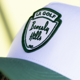 Shield Hat | White & Green Patch