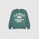LA GOLF x Firstport Crewneck / Faded Emerald