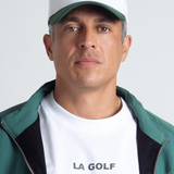 Core 5 Panel Logo Hat | White & Green