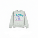 LA GOLF x Firstport Retro Crewneck / Heather Grey