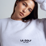 LA Golf Crewneck Sweater / Cloud Gray