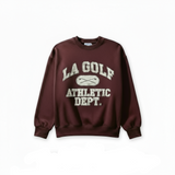 LA GOLF x Firstport Crewneck / Maroon
