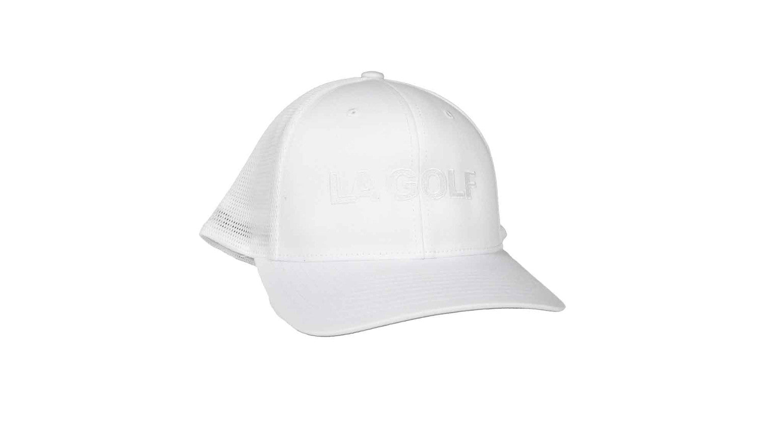 La Golf Logo Hat White/Blue